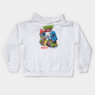 Upchuck Alley - front/back Kids Hoodie